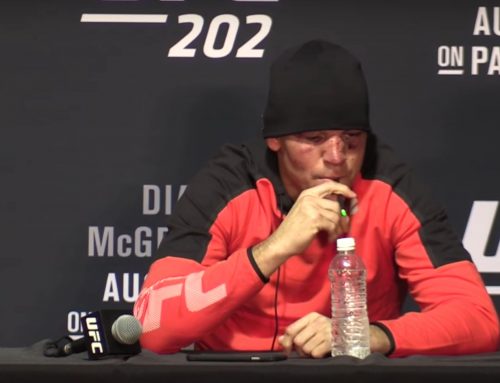 UFC Fighter Soothes Recent Loss By Vaping Marijuana Oil During Press Conference